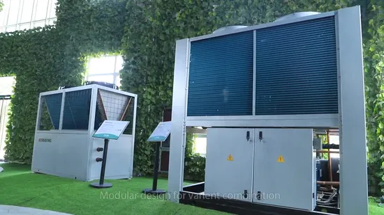 Air Cooled Screw Chiller Heatpump Commercial Industrial Central Air Conditioner